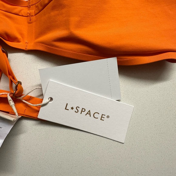 L Space - Seamless Alec Bikini Top - Tangerine - Picture 5 of 5
